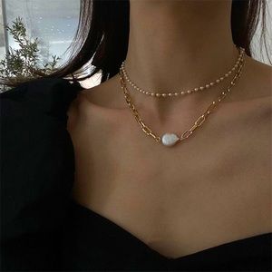 Perla Double Necklace